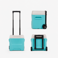 Igloo 16 QT Laguna Hard Side Ice Chest Cooler with Wheels, Aqua Blue