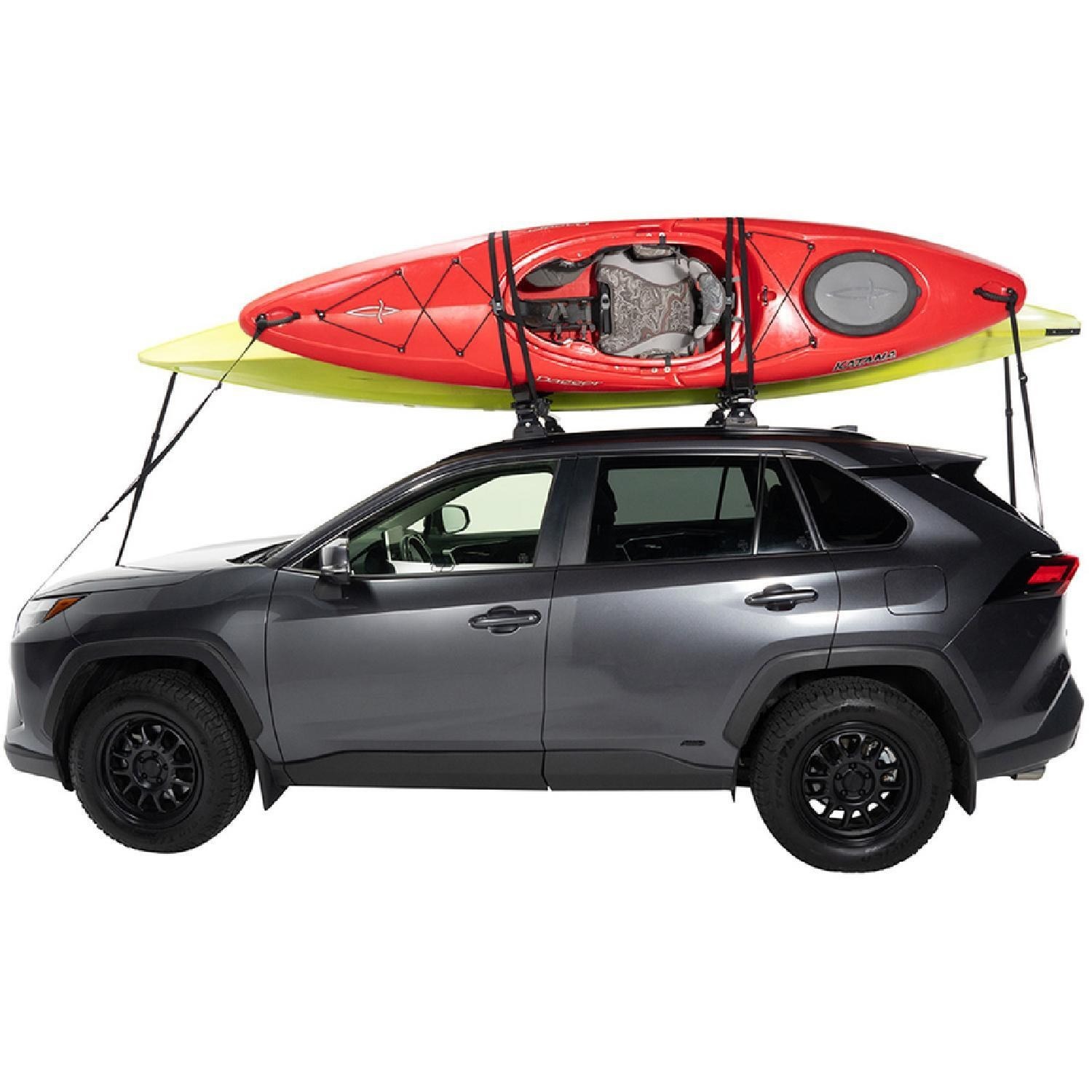 Yakima JayLow J-Cradle Rooftop Kayak Mount for 1 or 2 Kayaks – Car Roof Rack Carrier for Round, Square, Factory or Aerodynamic Crossbars, Holds 1 Boat Up to 100lbs or 2 Boats Up to 130lbs Total Yakima JayLow J-Cradle Rooftop Kayak Mount for 1 or 2 Kayaks – Car Roof Rack Carrier for Round, Square, Factory or Aerodynamic Crossbars, Holds 1 Boat Up to 100lbs or 2 Boats Up to 130lbs Total - Image 7