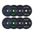 CAP 2-inch Olympic Bumper Plate Weight Set | 190 lbs | Multiple Colors | Storage Rack Optional