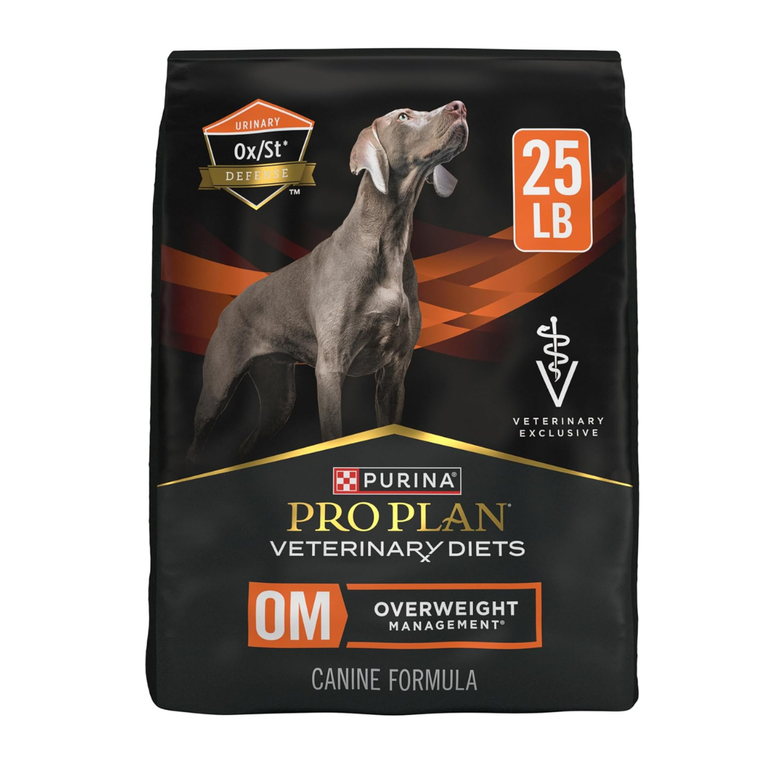 Pro Plan Veterinary Diets Purina OM Overweight Management Canine Formula Dry Dog Food - 25 lb. Bag Pro Plan Veterinary Diets Purina OM Overweight Management Canine Formula Dry Dog Food - 25 lb. Bag