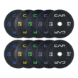 CAP 2-inch Olympic Bumper Plate Weight Set | 260 lbs | Multiple Colors | Storage Rack Optional