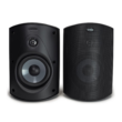 Polk Audio Atrium 6 All-Weather Outdoor Speakers with Bass Reflex Enclosure (Pair, Black), Broad Sound Coverage, Speed-Lock Mounting System