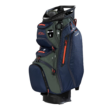 Sun Mountain Men's C130 Lightweight Cart Golf Bag, 14-Way Top, 2026 Model, Black-Olive-Inferno