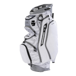 Sun Mountain Men's C130 Lightweight Cart Golf Bag, 14-Way Top, 2026 Model, Snow Camo-White-Cadet