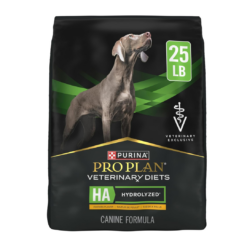 Pro Plan Veterinary Diets Purina HA Hydrolyzed Protein Dog Food Dry Chicken Flavor Formula - 25 lb. Bag
