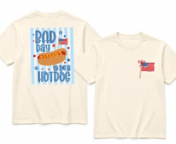 Bad Day To Be A Hotdog T-Shirt – Funny Patriotic Summer Graphic Tee
