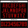 Custom Black Red Authentic Baseball Jersey Custom Black Red Authentic Baseball Jersey