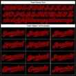 Custom Black Red Authentic Baseball Jersey Custom Black Red Authentic Baseball Jersey