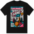 Game On City Hoops Comic Basketball Graphic T-Shirt Pop Art Sports Tee