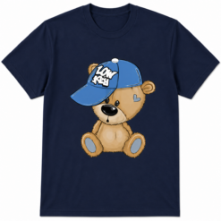 Low Key Teddy Bear Graphic T-Shirt Cute Streetwear Unisex Tee