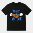 Trust No One Snake Handshake Graphic T-Shirt Streetwear Urban Graffiti Unisex Tee Trust No One Snake Handshake Graphic T-Shirt Streetwear Urban Graffiti Unisex Tee