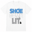 Shoe Game Lit Basketball Graphic T-Shirt Sneaker Streetwear Tee Shoe Game Lit Basketball Graphic T-Shirt Sneaker Streetwear Tee