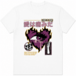Gothic Heart Eye Graphic T-Shirt Dark Anime Aesthetic Unisex Tee
