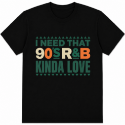 90s R&B Music Lover Graphic T-Shirt Retro Vintage Unisex Tee