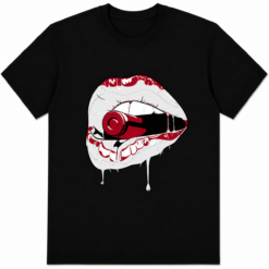 Pop Art Lips Graphic T-Shirt Bold Fashion Streetwear Unisex Tee