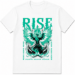 Rise Phoenix Graphic T-Shirt Mythical Bird Streetwear Unisex Tee