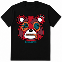 Misunderstood Patchwork Bear Graphic T-Shirt Streetwear Unisex Tee