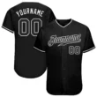 Custom Black-White Baseball Jersey
