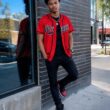 Custom Red Black-White Baseball Jersey Custom Red Black-White Baseball Jersey
