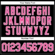 Custom Black Pink-White Baseball Jersey Custom Black Pink-White Baseball Jersey