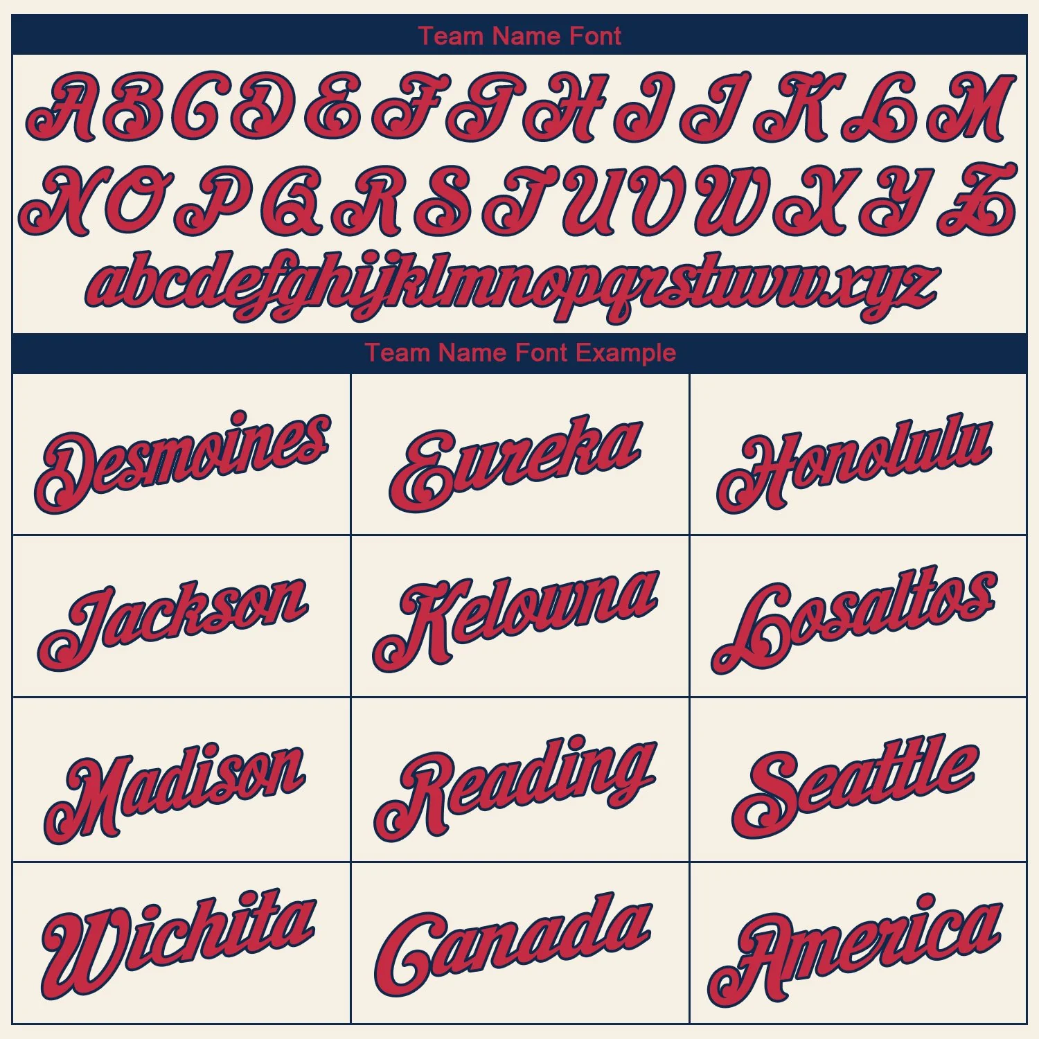 Custom Cream Red-Navy Baseball Jersey Custom Cream Red-Navy Baseball Jersey - Image 3