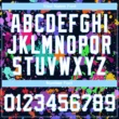 Custom Splashes Graffiti Pattern White-Light Blue 3D Baseball Jersey Custom Splashes Graffiti Pattern White-Light Blue 3D Baseball Jersey