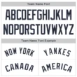 Custom White Navy Pinstripe Navy Baseball Jersey Custom White Navy Pinstripe Navy Baseball Jersey