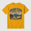 Grand Teton National Park Graphic Shirt, Mount Morain At Oxbow Bend Tee, Hiking Lover Gift