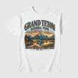 Grand Teton National Park Graphic Shirt, Mount Morain At Oxbow Bend Tee, Hiking Lover Gift